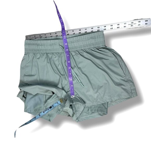 Spyder Running Shorts Womens Sz S Blue Pocket 4-Way Stretch Lined Wicking Active - Picture 6 of 10